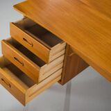 Mid-Century Danish Teak Desk by Svend Åge Madsen for Sigurd Hansen, 1950s