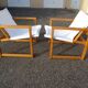 Paire de fauteuils style scandinave, années 70-80