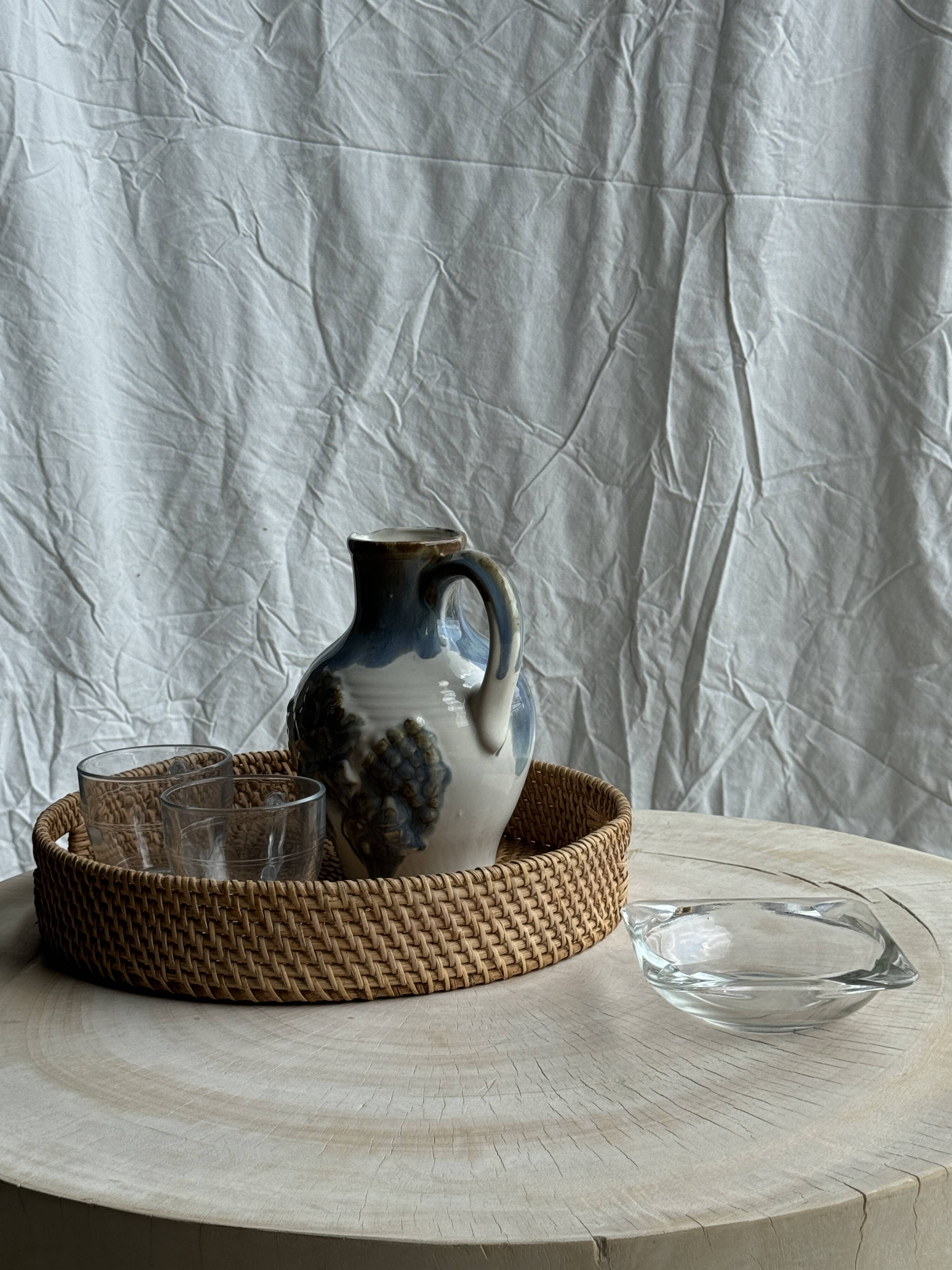 Small square ashtray Duralex Saint Gobain France