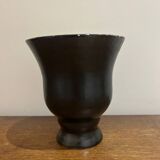 1950s black and white vase