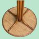 Vintage 1970s rattan parrot coat rack