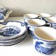 Vintage Johnson Brothers Old Castles Blue Coffee and Chocolate Tea Set