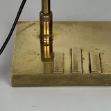 Brass Bauhaus Art Deco architectural Marcel Breuer style desk or table lamp