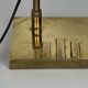 Brass Bauhaus Art Deco architectural Marcel Breuer style desk or table lamp
