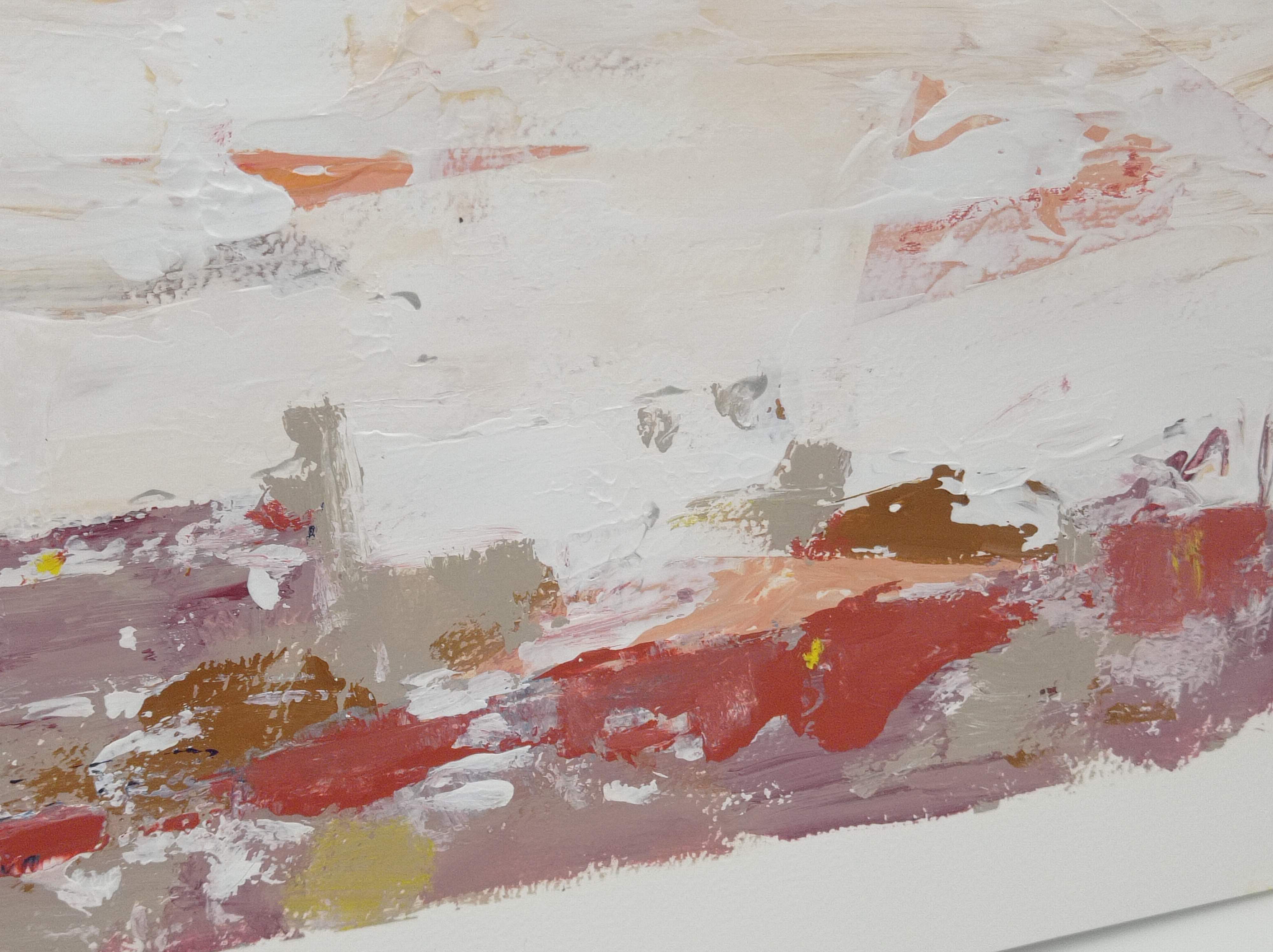 Abstract landscape painting