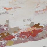Abstract landscape painting