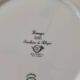 Six blue and gold Limoges porcelain dinner plates