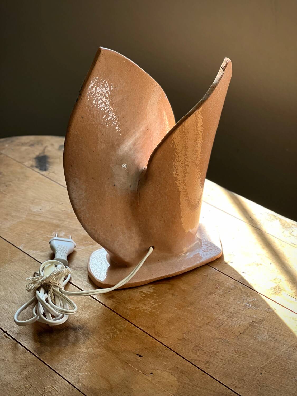 Modern/contemporary handmade ceramic lamp