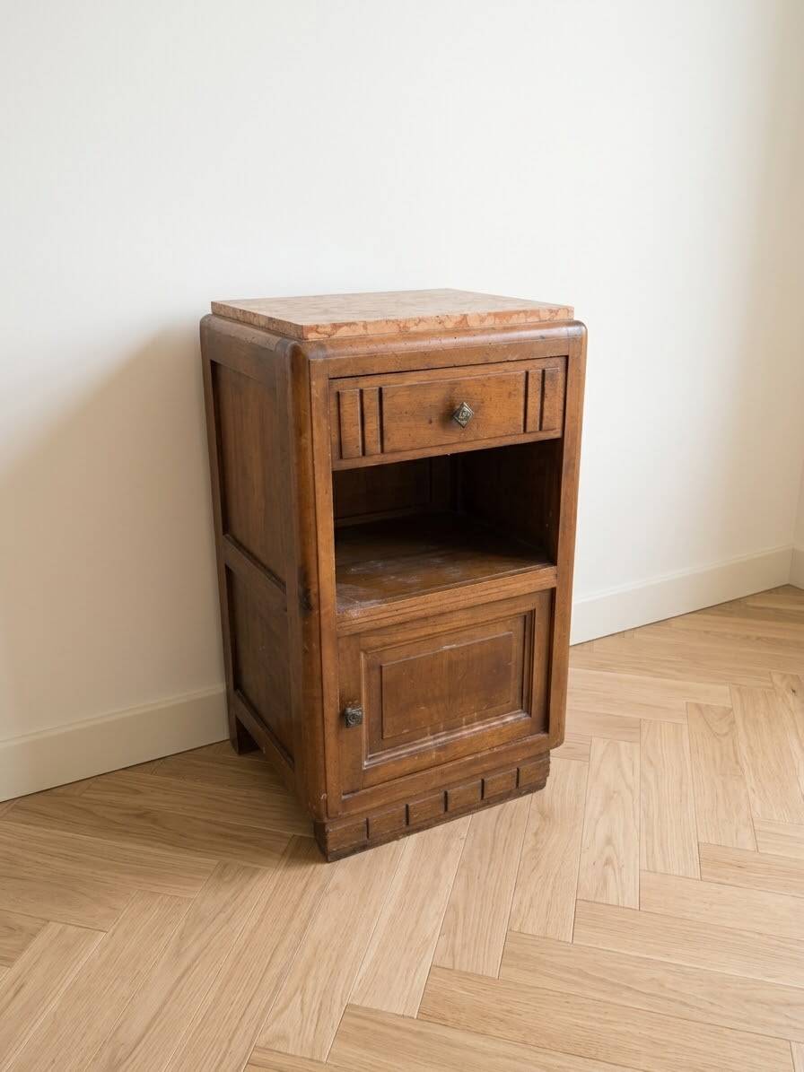 Vintage bedside table