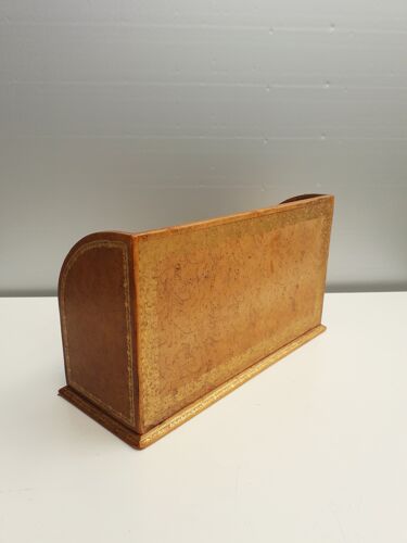 Office document holder - French leather - 1960