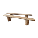 Pair of vintage farm bench