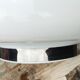 Pair of vintage suspensions in glass/white and silver