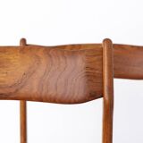 2 sur 5 chaises danoises vintage des années 1960 - Structure de chaise en noyer
