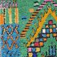 Unique handmade Berber rug 3x2 m