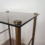 Brass side table/end table