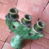 Tamegroute pottery candle holder