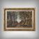 Important painting "Stroll in the Underwood", oil on canvas, signed L. Gourdon – 1896