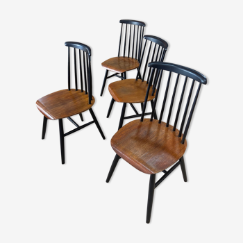 4 chaises Fanett d'Ilmari Tapiovaara