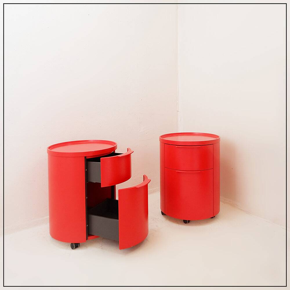 Cylindrical drawer furniture set conga - thomas althaus for schönbuch