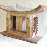 Antique wooden stool african art ashanti from ghana
