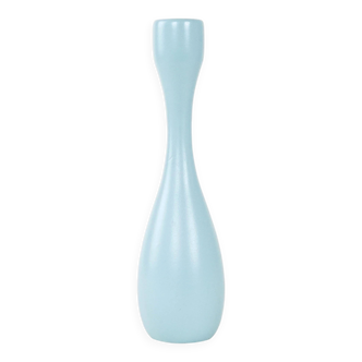 Pastel blue candleholder, Danish design, 1970s, made in Denmark