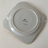 Square dish in earthenware Hubaudière & Bousquet (HB) Quimper