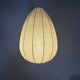 Cocoon pendant lamp by Friedel Wauer for Goldkant Leuchten in resin, Germany, 1960s