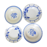 4 hollow plates in a jumble mixes