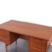 Mid-Century Danish Teak Executive Desk, 1960s.