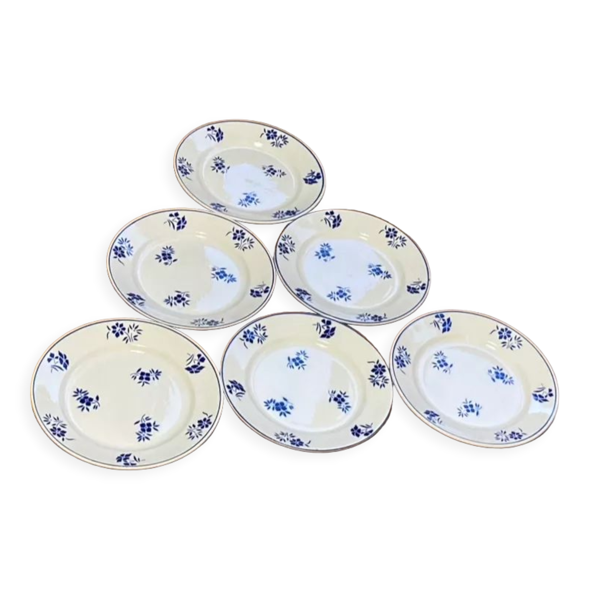 Badonviller dessert plates model Argenton