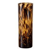Large cylindrical vase in blown Italian glass – Tartaruga decor