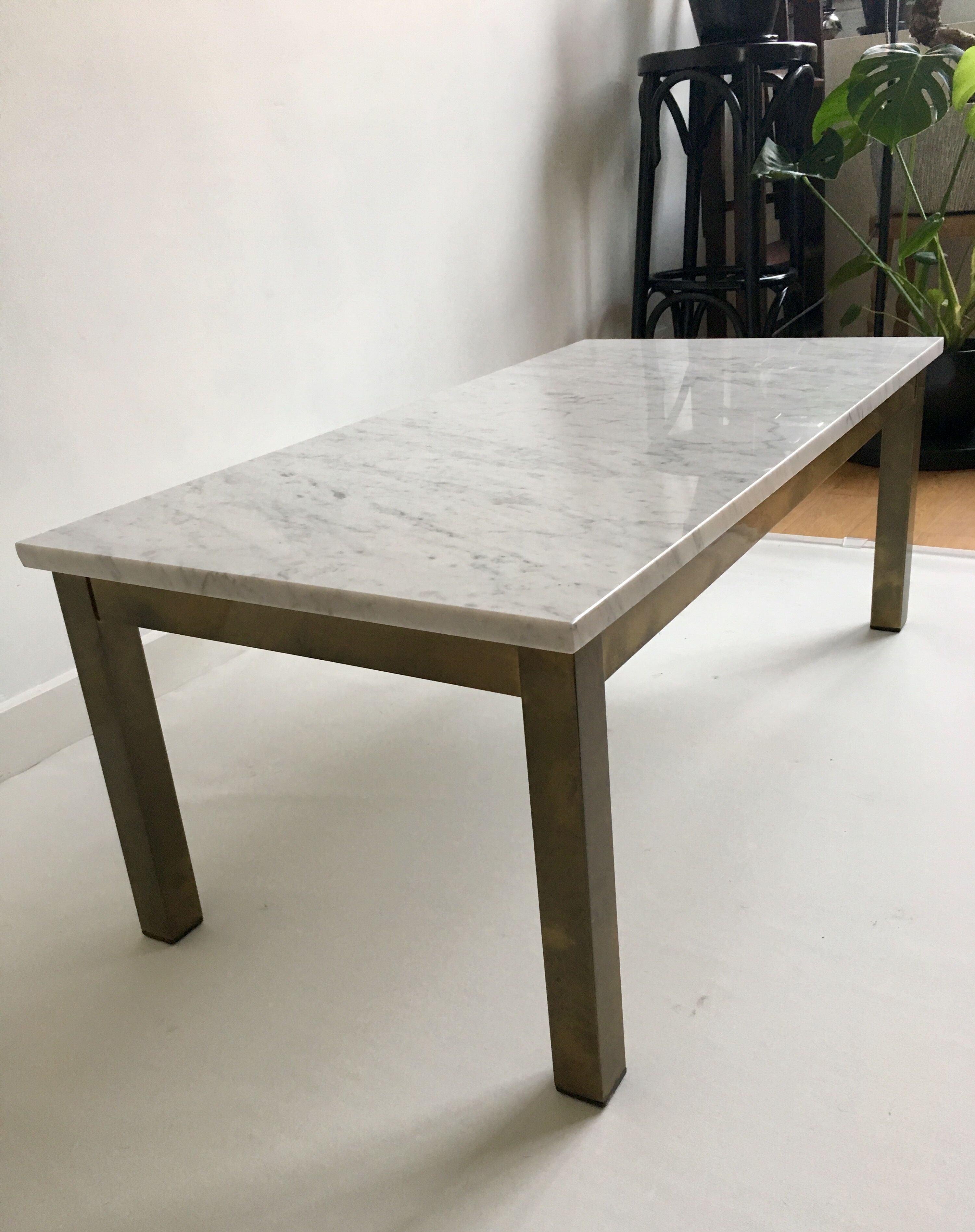 Marble coffee table