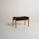 Bröderna Andersson upholstered stool, Sweden, 1960s