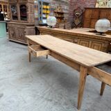 Oak farmhouse table from the early 20th century.