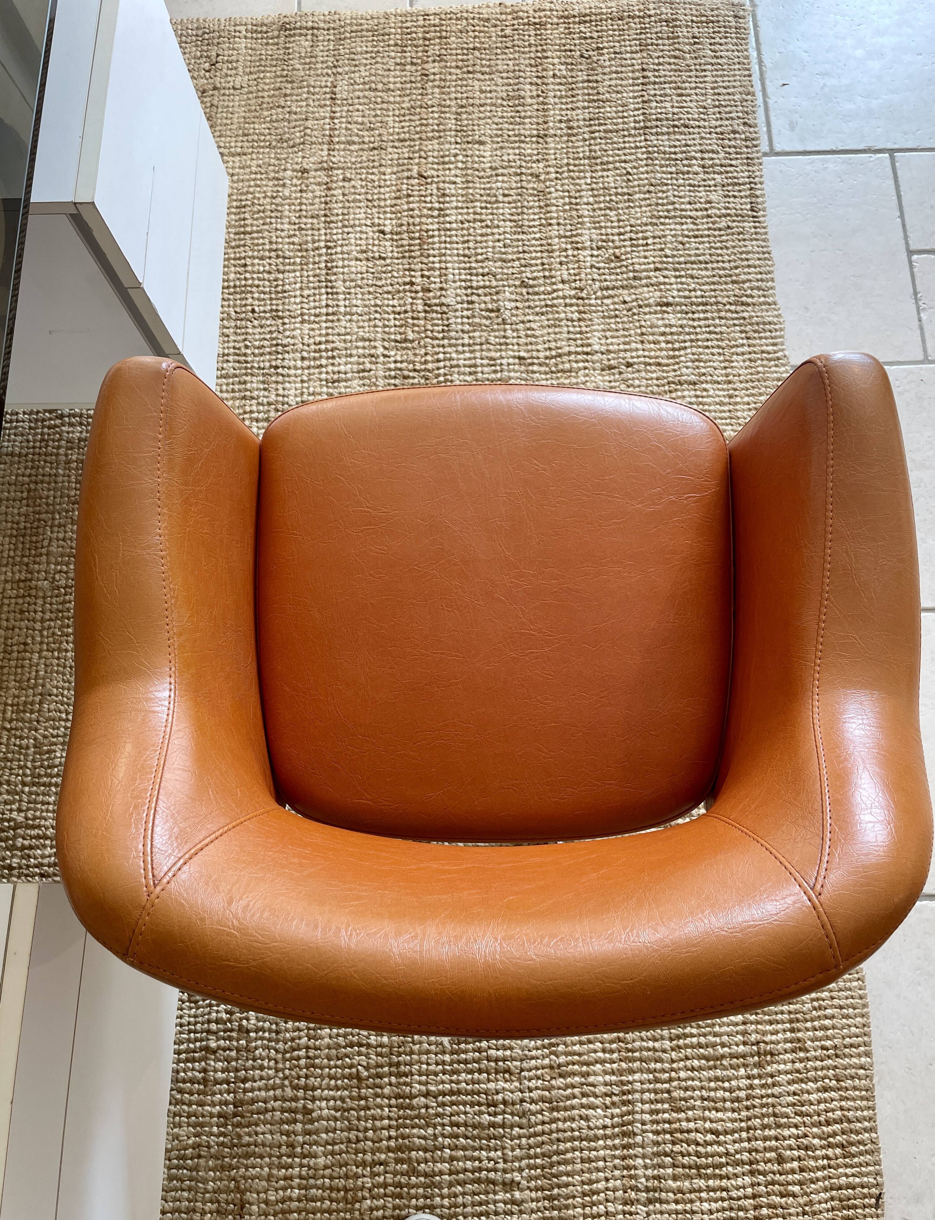 Conference chair 70s in skaï
