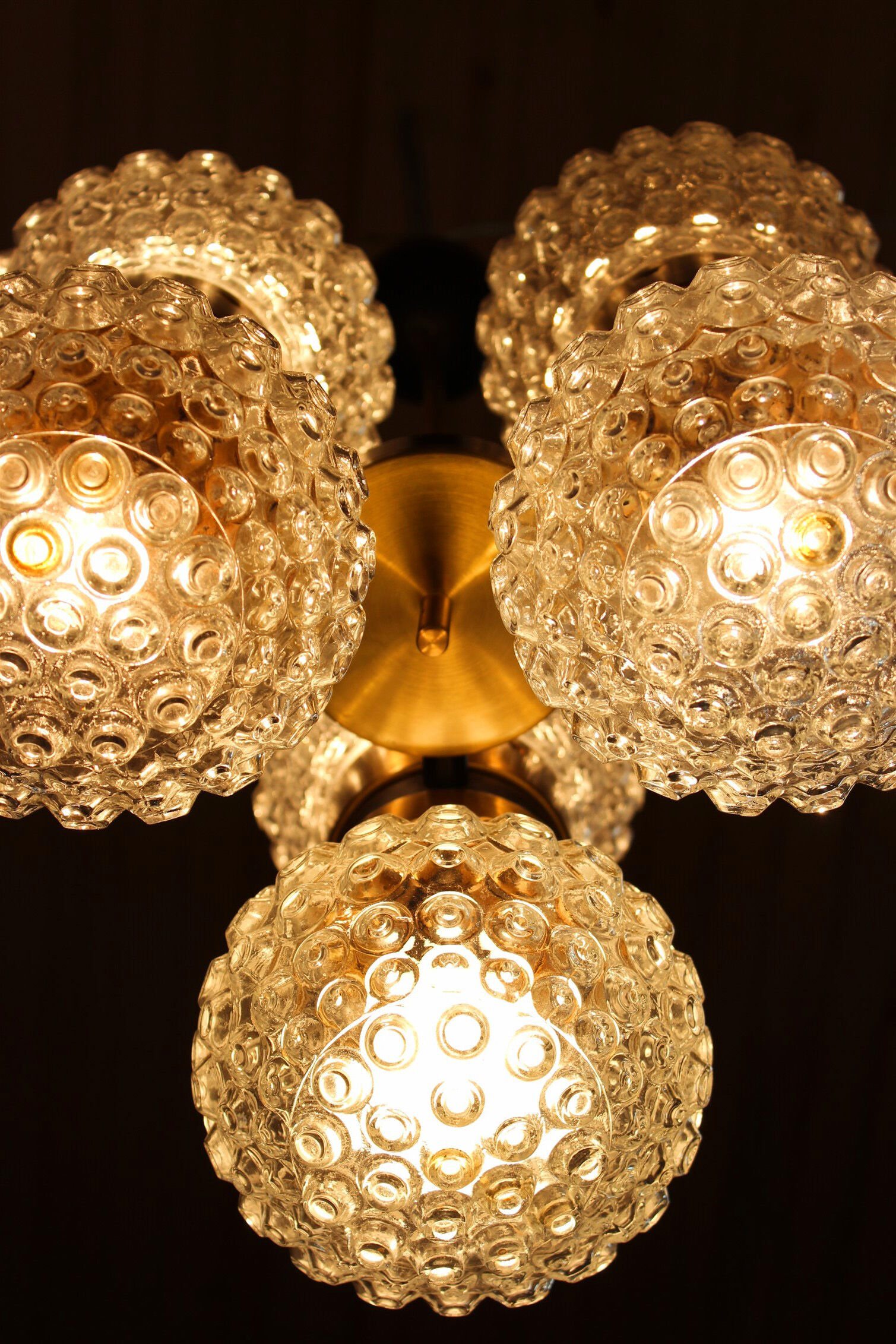 Mid-Century Ceiling Lamp from Napako, 1970s