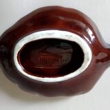 Vallauris vintage leaf ashtray bowl empty pocket