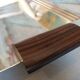 ARGIT French tray, Art Deco, silver plated and made of rosewood, from the 1930s