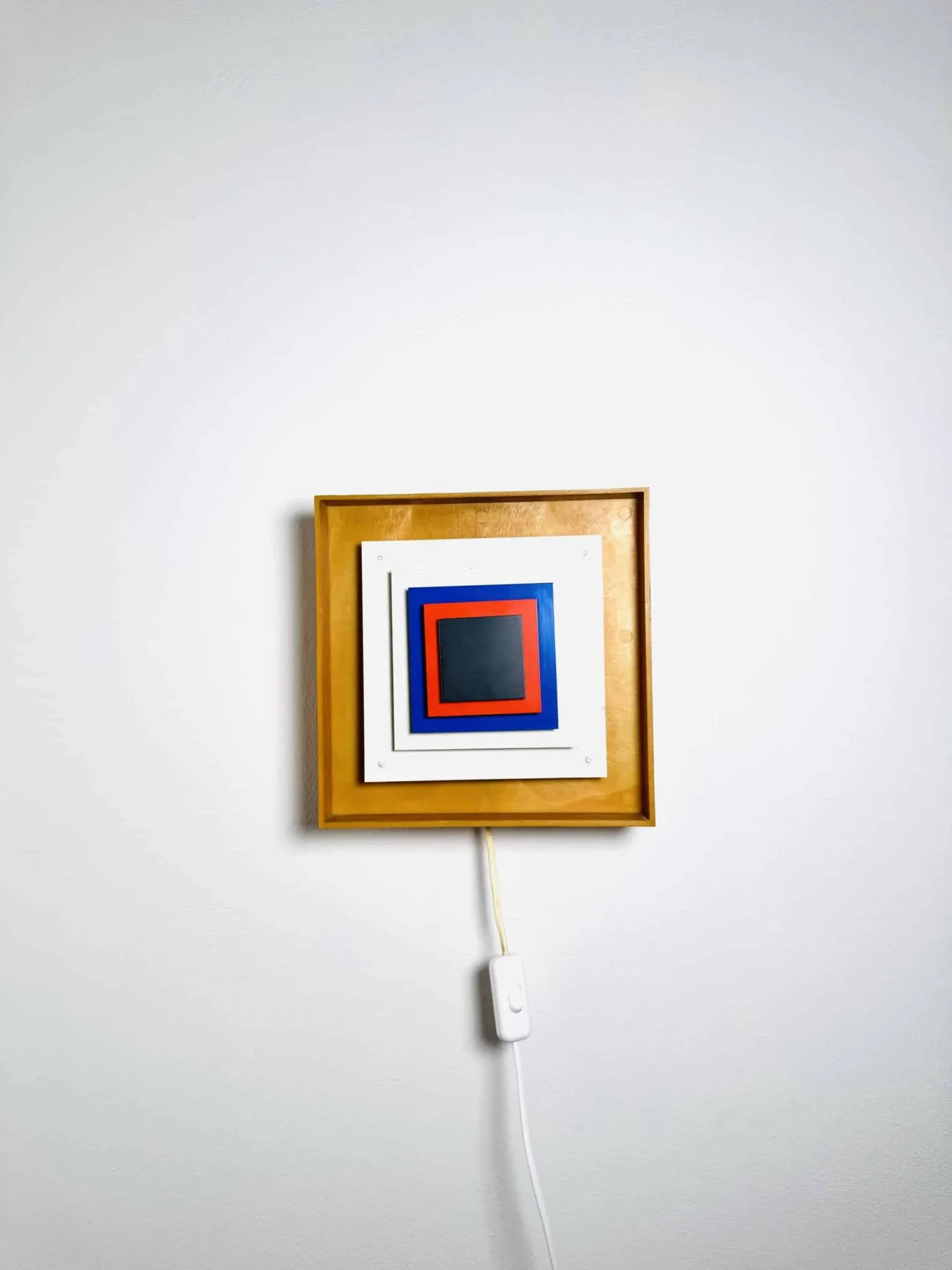 Kvadrille Wall Lamp By Bengt Karlby For Lyfa, Denmark, 1970S