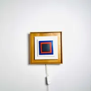 Kvadrille Wall Lamp By Bengt Karlby For Lyfa, Denmark, 1970S