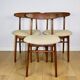 Chaises vintage Hałas beige bouclé - lot de 3
