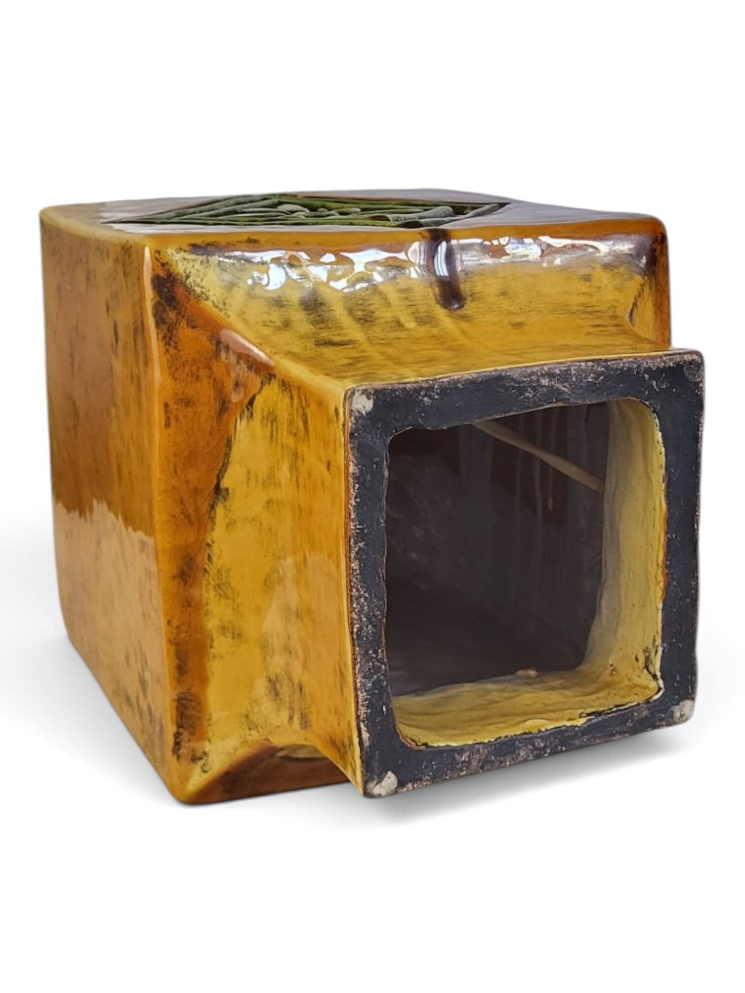 Lampe en céramique émaillée