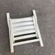 Chaise de jardin pliable blanche en bois massif