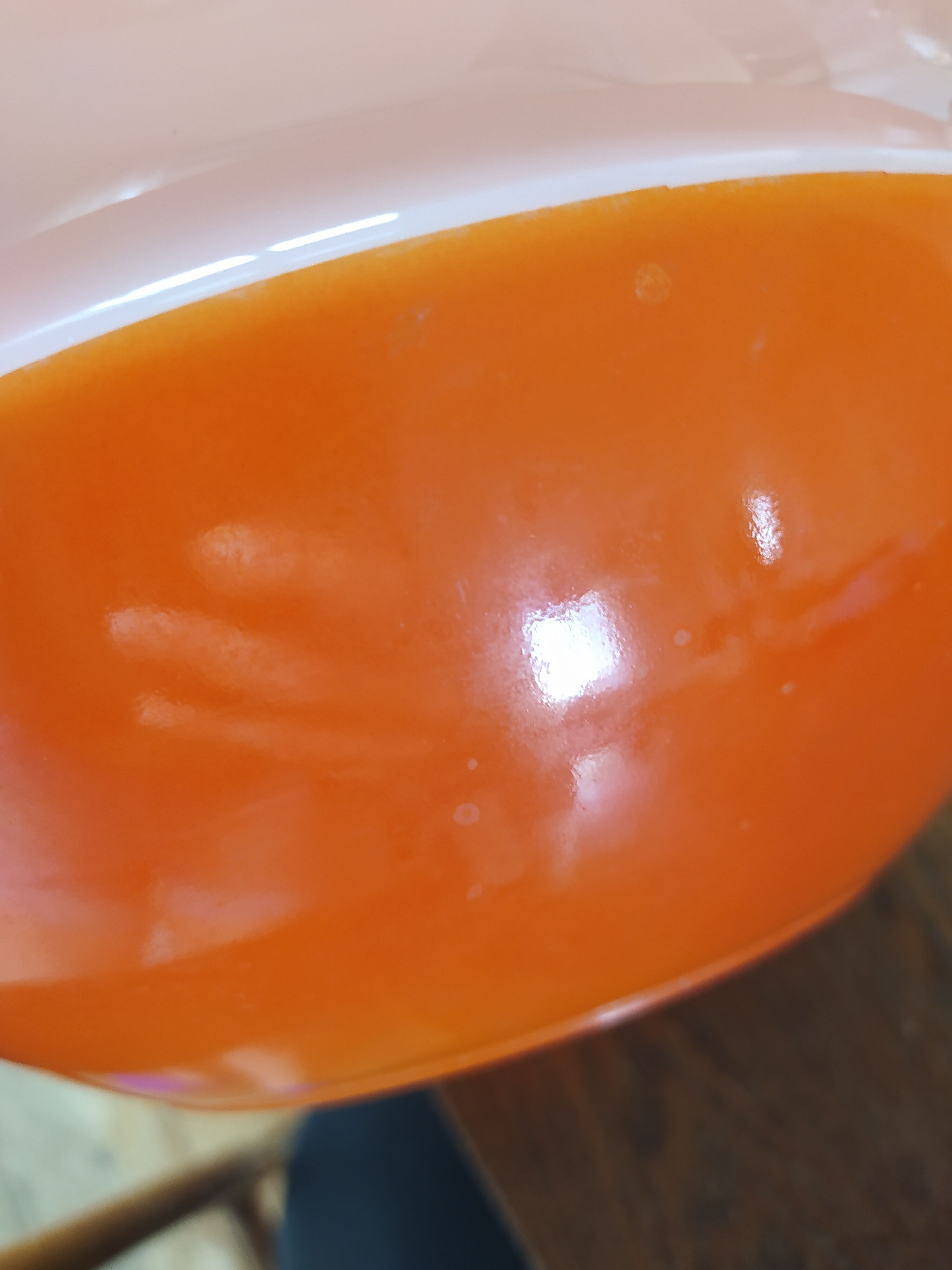 Suspension opaline années 70