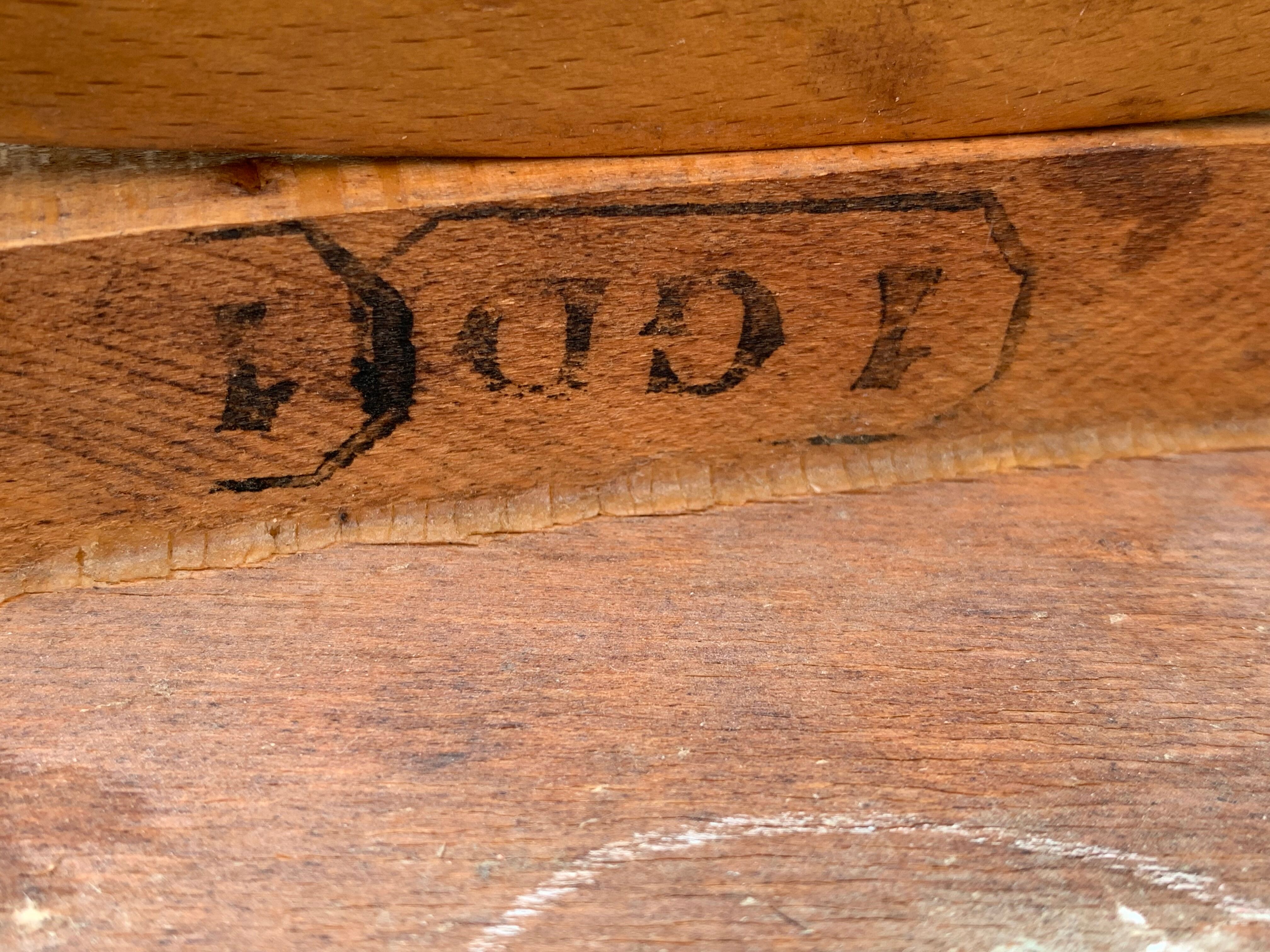 Suite of 4 chairs bistro Baumann 1967