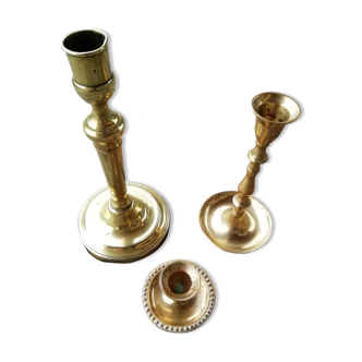 Brass candlesticks