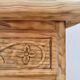 small wooden sideboard with 2 doors