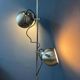 Silver mid-century vintage Herda eyeball floor lamp