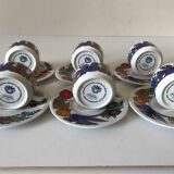 Coffee service Acapulco x 6 vintage 70s design