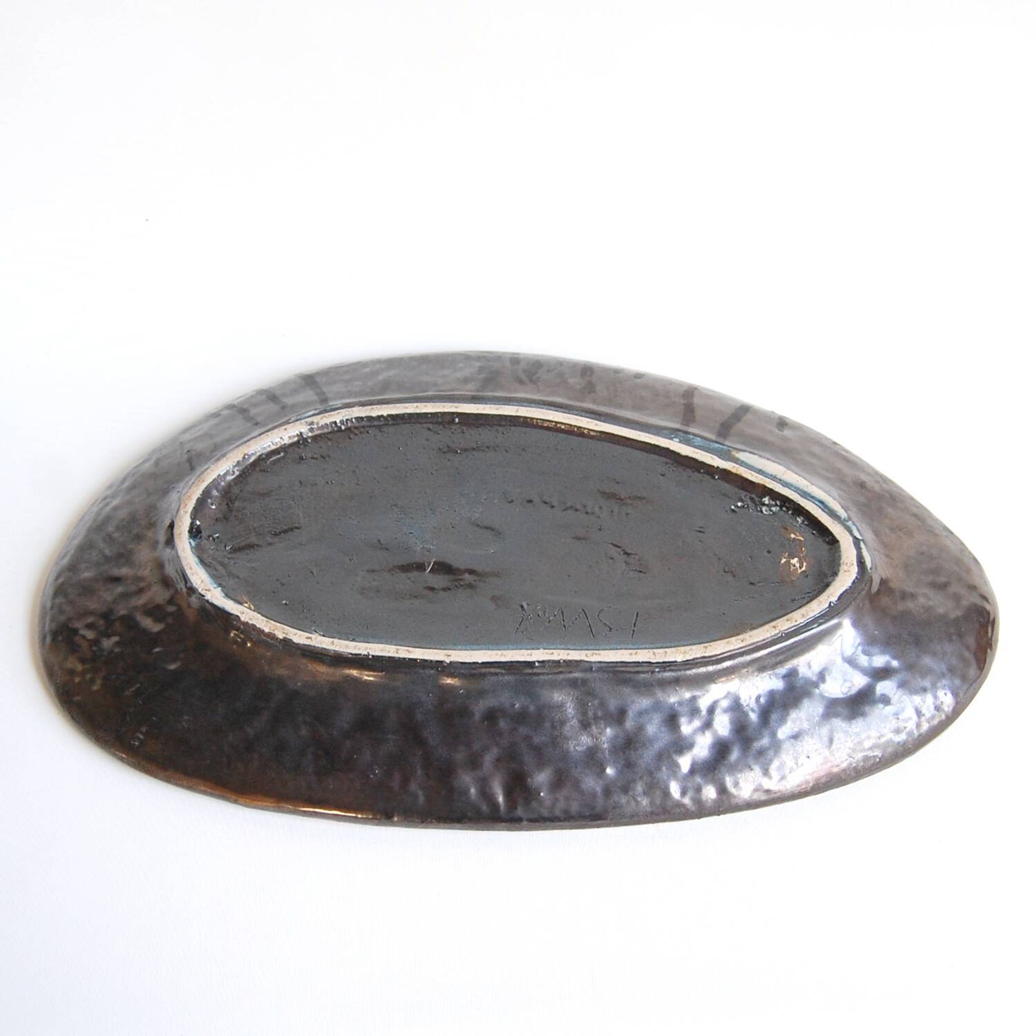 Plat décoratif ou centre table - Roger Guérin 1960s